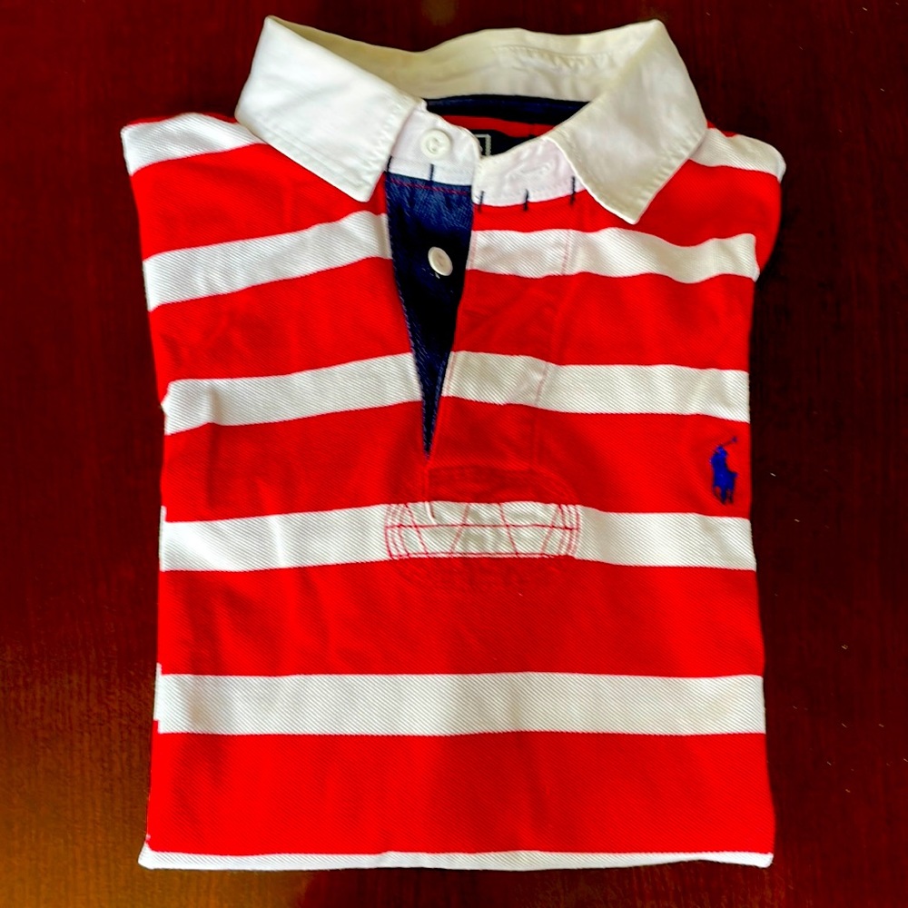 Red and White Polo by Ralph Lauren